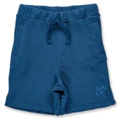 Sweat-Shorts "Smile" ozeanblau 92