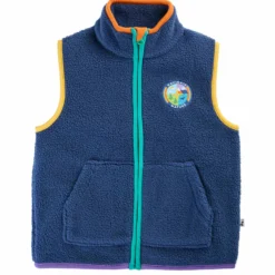 Teddy-Fleece Weste "Nature" dunkelblau 122