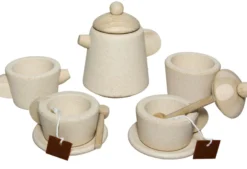 Teeservice natur Holz Kinder