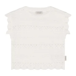 Top "Ajourstrick" warmweiß 68