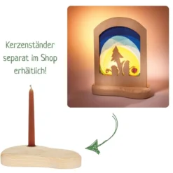 Transparent Laternenzwerge
