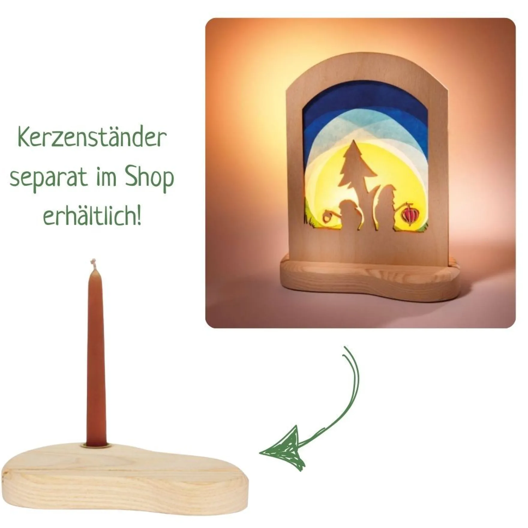 Transparent Laternenzwerge