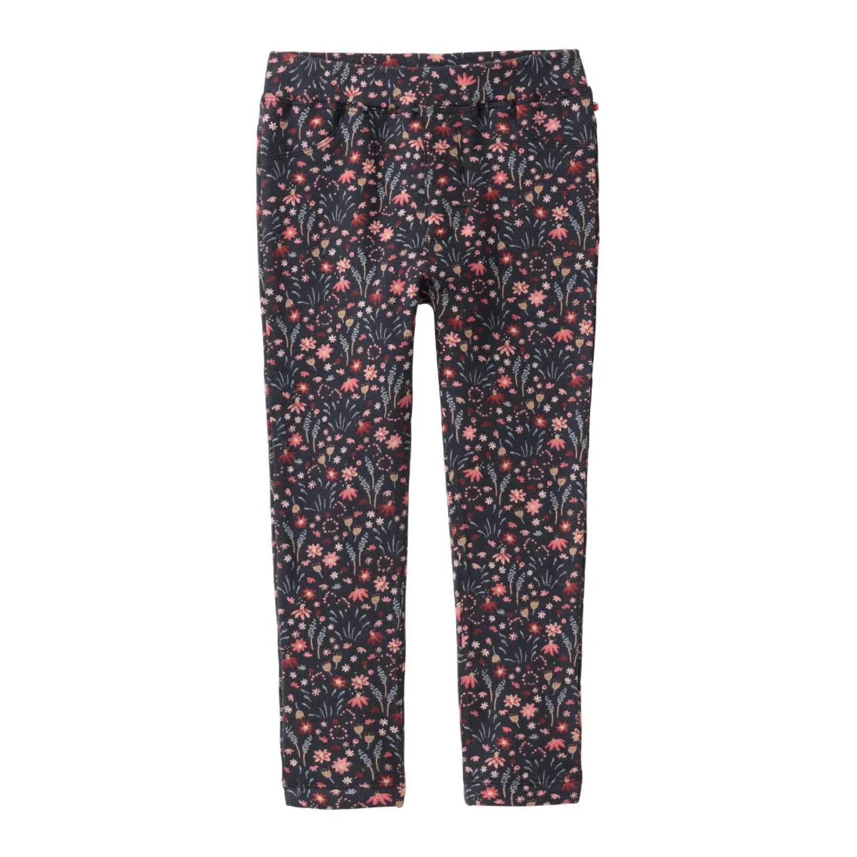 Treggings dunkelblau geblümt 110