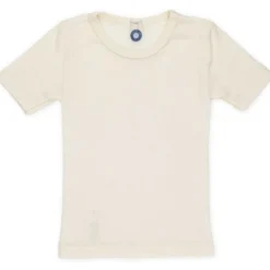 T-Shirt Baumwolle Wolle Seide natur 92