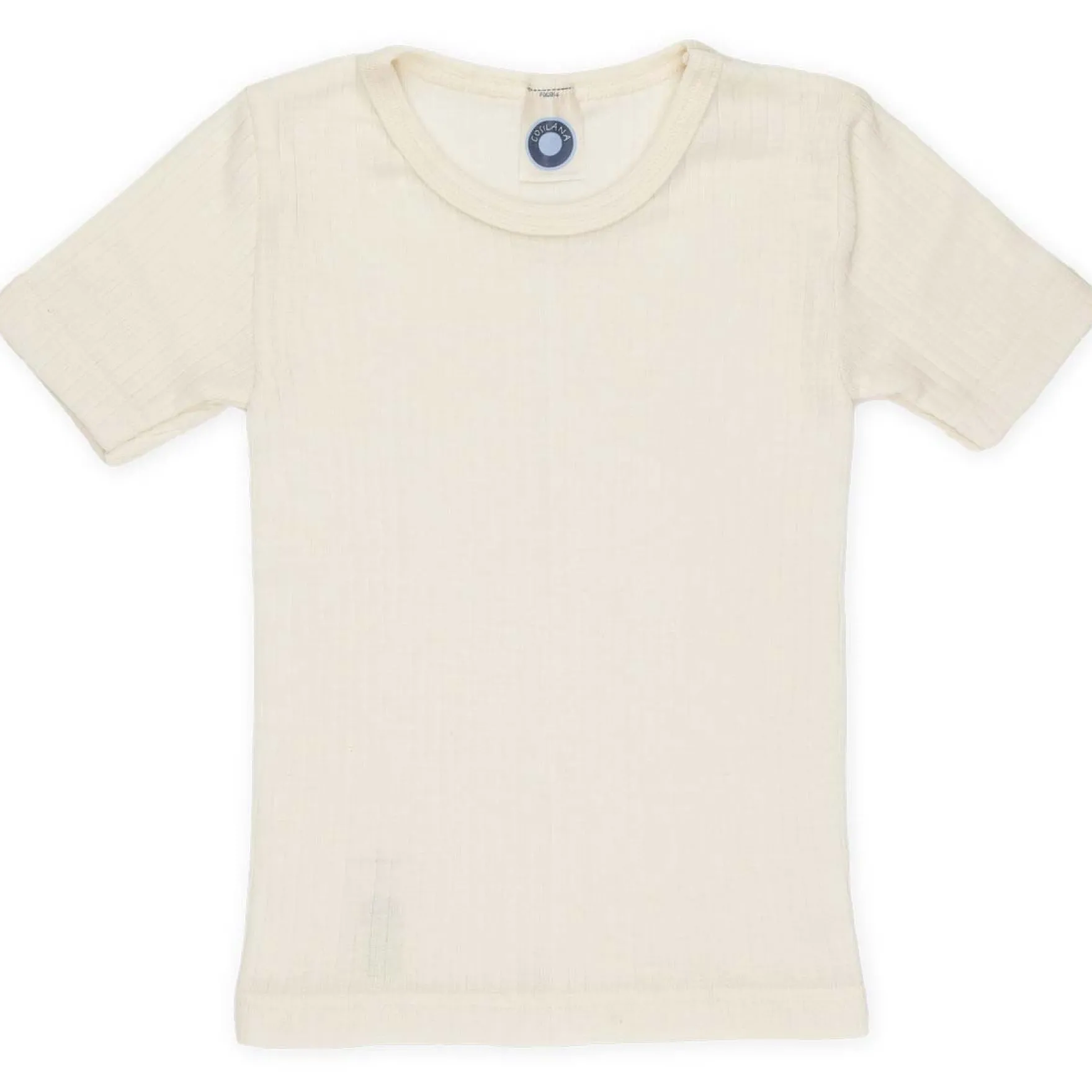 T-Shirt Baumwolle Wolle Seide natur 92