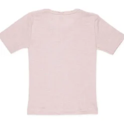 T-Shirt Baumwolle Wolle Seide altrosa 92