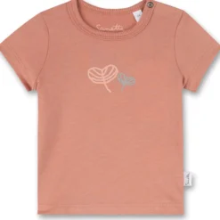 T-Shirt "Blätter" apricot 80