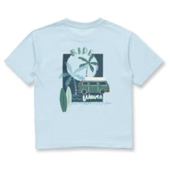 T-Shirt "Camper" hellblau 110