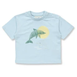 T-Shirt "Delfin" hellblau 62/68