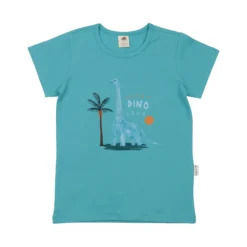 T-Shirt "Dinosaurier-Land" türkis 128