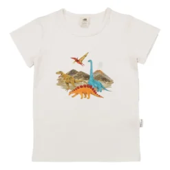 T-Shirt "Dinosaurier-Welt" weiß 116