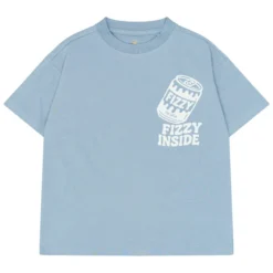 T-Shirt "Fizzy" rauchblau 122/128