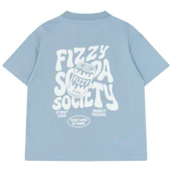 T-Shirt "Fizzy" rauchblau 122/128