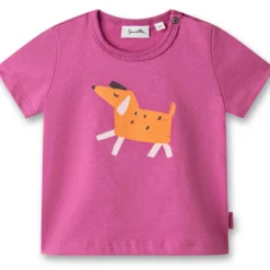 T-Shirt "Hund" berry 74