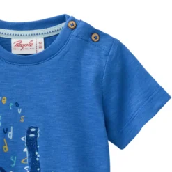 T-Shirt "Krokodil" royalblau 62/68