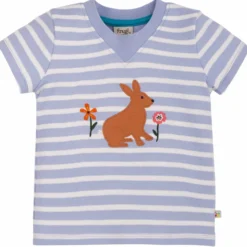 T-Shirt lavendel "Hase" 80/86