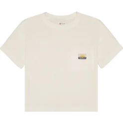 T-Shirt mit Brusttasche warmweiß 110