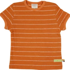 T-Shirt mit Leinen carrot 62/68