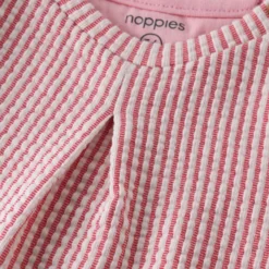 T-Shirt mit Schleifen rot-weiß 92
