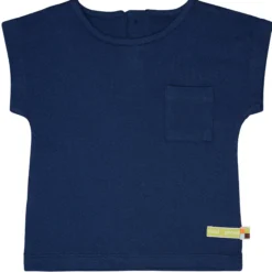 T-Shirt Musselin ultramarin 74/80