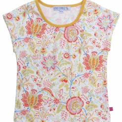 T-Shirt "Paisley" white-honey 122/128
