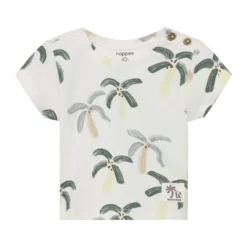 T-Shirt "Palmen" warmweiß 92