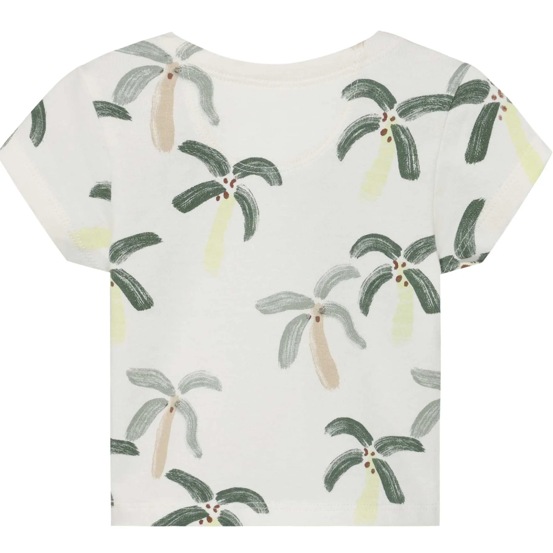 T-Shirt "Palmen" warmweiß 92