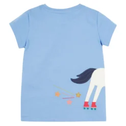 T-Shirt "Pferd" hellblau 104