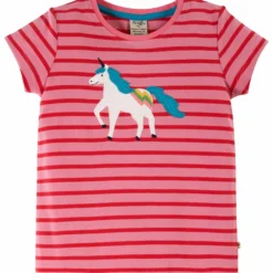 T-Shirt pink-rot "Einhorn" 86/92
