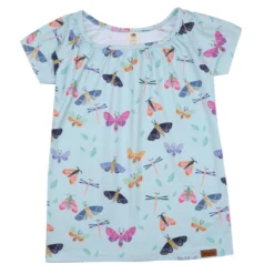 T-Shirt "Schmetterlinge" mint 80