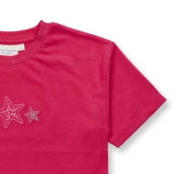 T-Shirt "Seesterne" pink 98