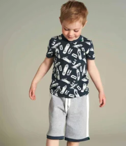 T-Shirt Skate dunkelblau 80