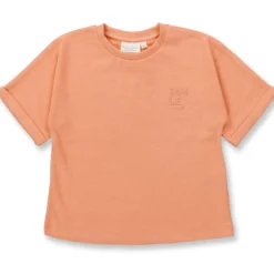T-Shirt Slub-Terry pfirsichorange 92