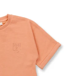 T-Shirt Slub-Terry pfirsichorange 92