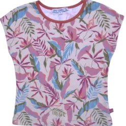 T-Shirt "Tropical" taupe-rosa 104