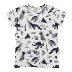 T-Shirt "Unterwasser-Welt" weiß 92
