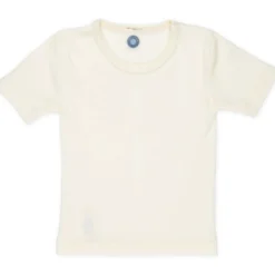 T-Shirt Wolle Seide natur 92