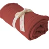 Tuch Musselin Rost 80x80cm