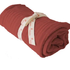Tuch Musselin Rost 80x80cm