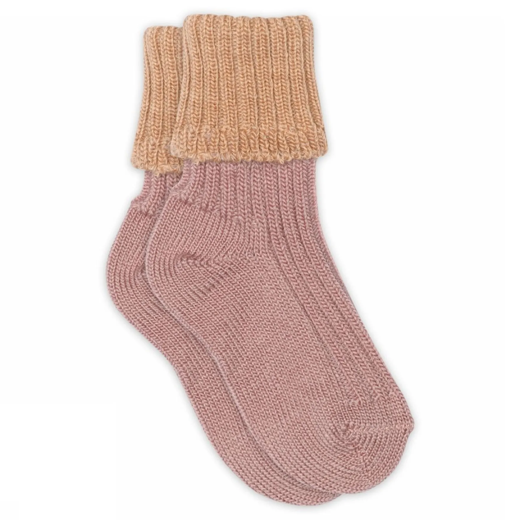 Umschlag-Socken rosenholz
