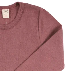 Unterhemd Wolle Seide mauve 92