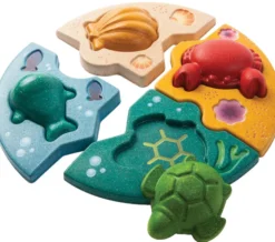 Unterwasserpuzzle bunt 8 tlg.