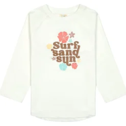 UV-Langarmshirt "Blumen" weiß 92