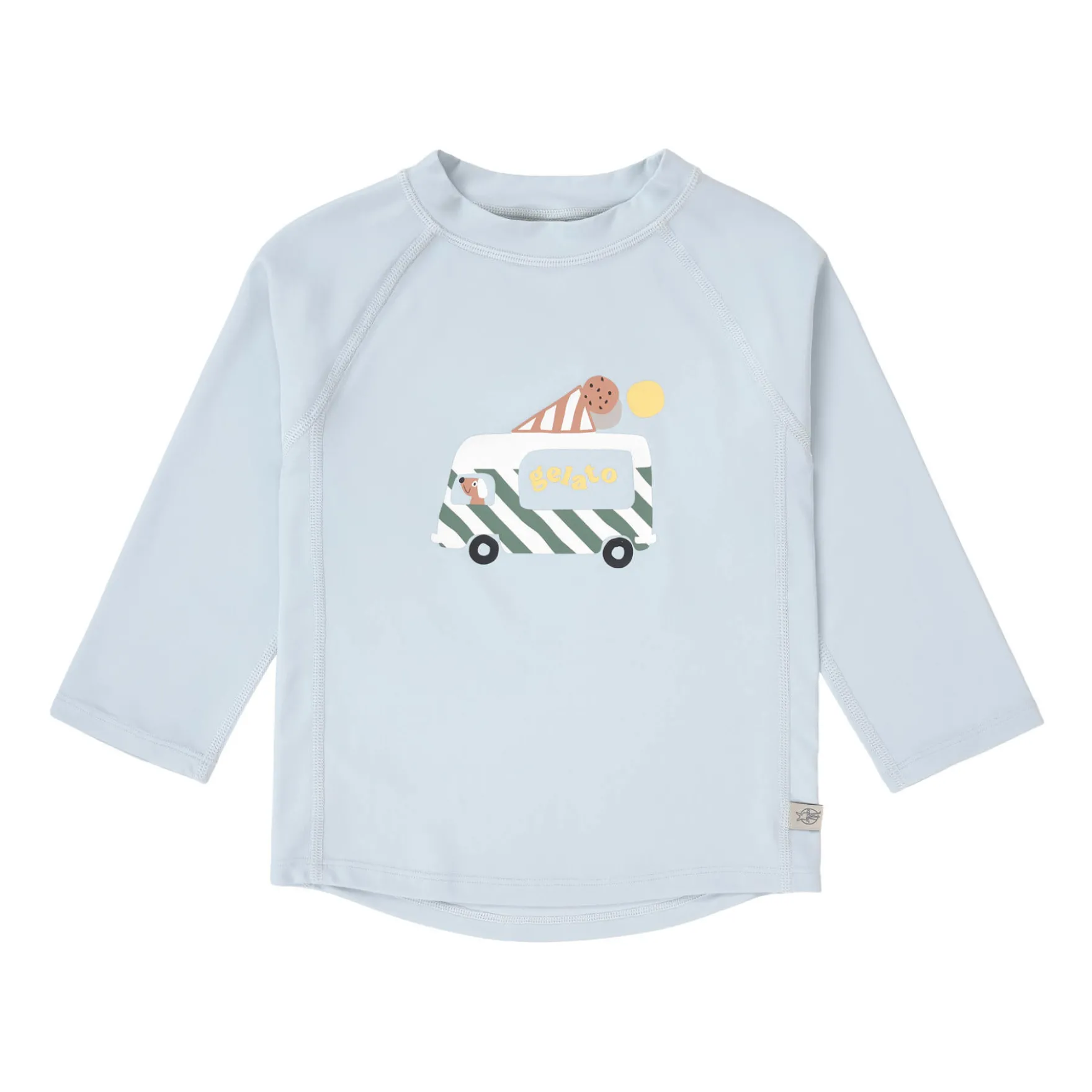 UV-Langarmshirt "Eiswagen" hellblau 92