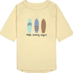 UV-Shirt "Surfbrett" vanille 74/80