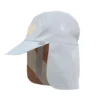 UV-Sonnenhut mit faltbarem Nackenschutz "ciao" hellblau 52-53
