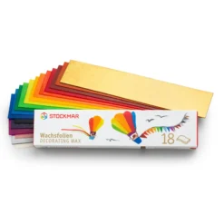 Wachsfolien 18 Farben - schmal