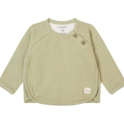 Waffelpiqué-Shirt moos grey 50