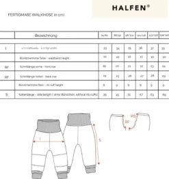 Walk-Hose mit Kniepatch grau 98/104