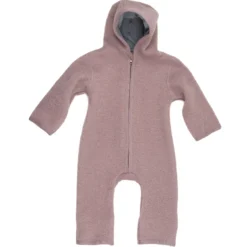 Walk-Overall mit Reißverschluss mauve 62/68
